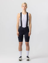 Universal Colours Mono Womens Bib Short - Black