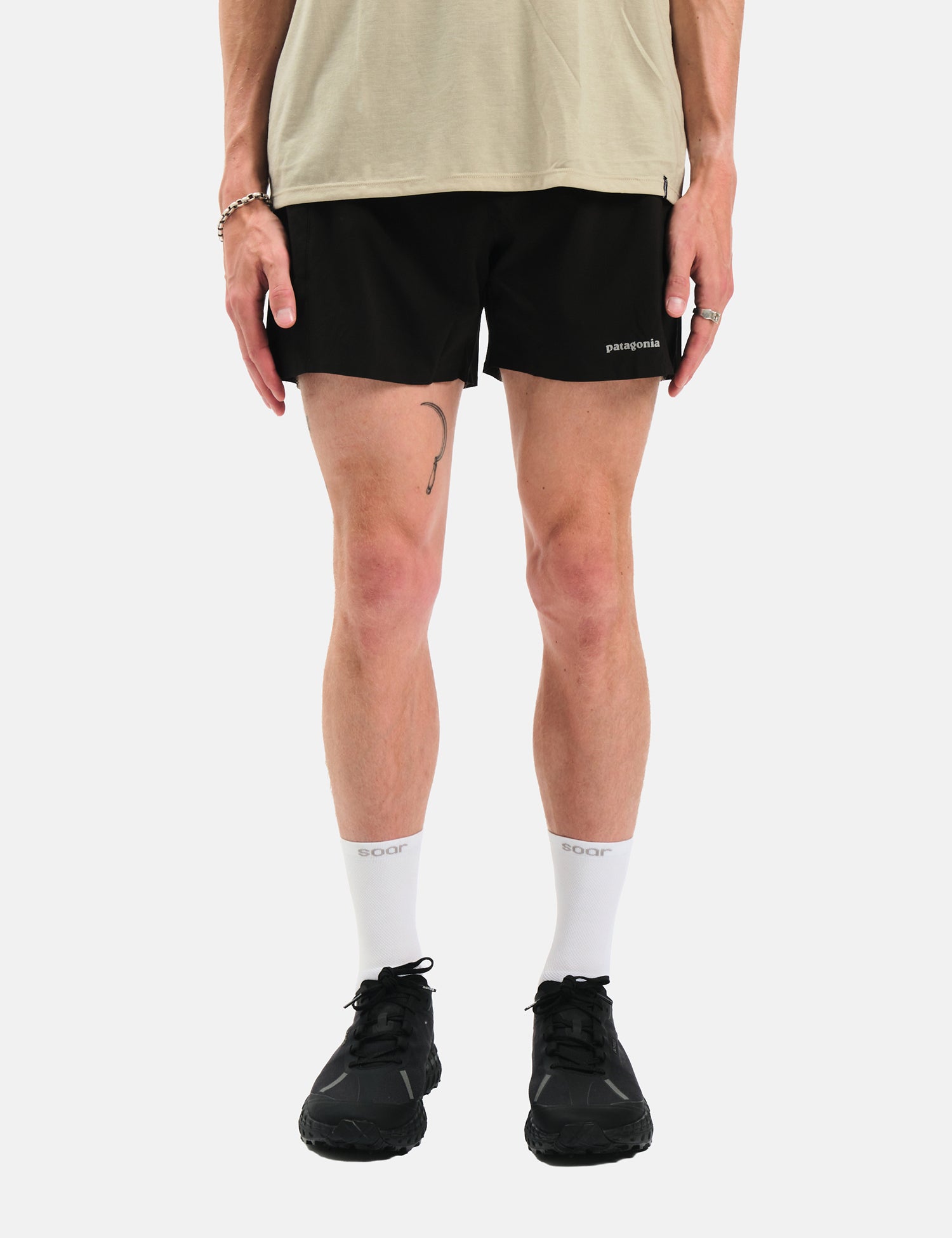 Patagonia Strider Pro Shorts (5 inch) - Black | Benchmark.