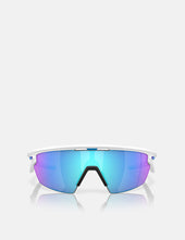 Oakley Sphaera Sunglasses - Matte White/Prizm Sapphire Polarized