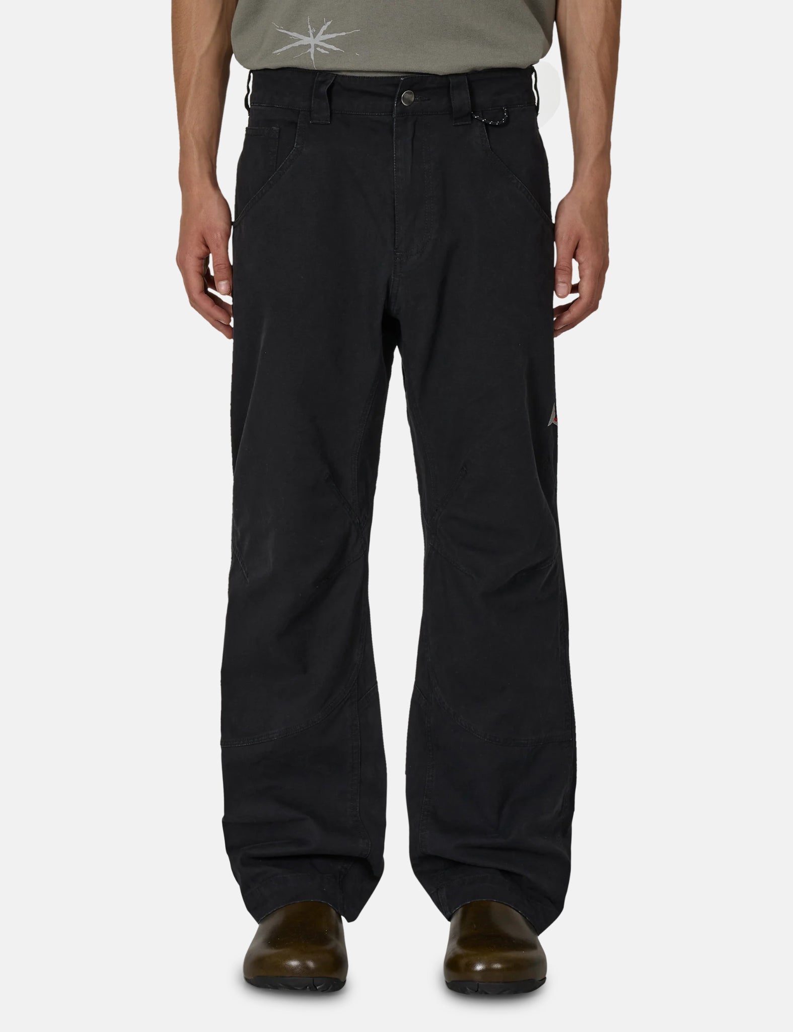 ROA Crimp Shaped Cotton Pants - Anthracite Black | Benchmark