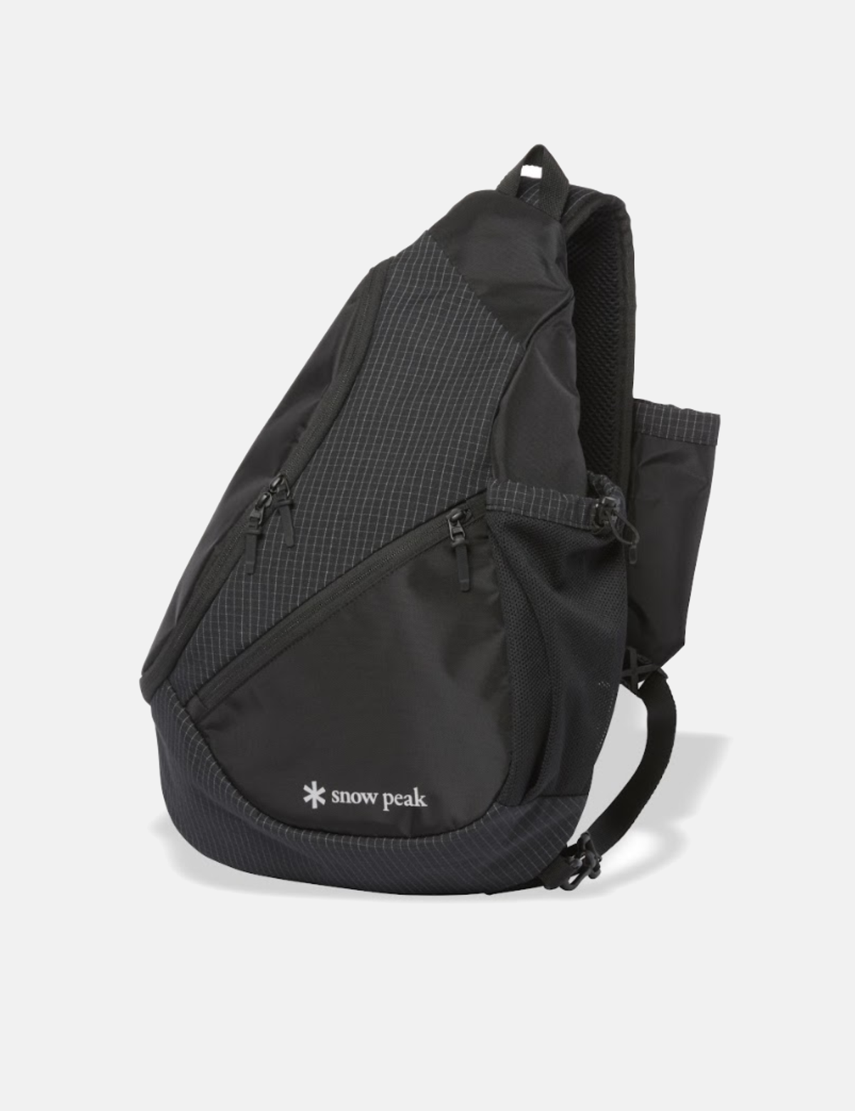 Snow Peak Grid Sling Bag - Black