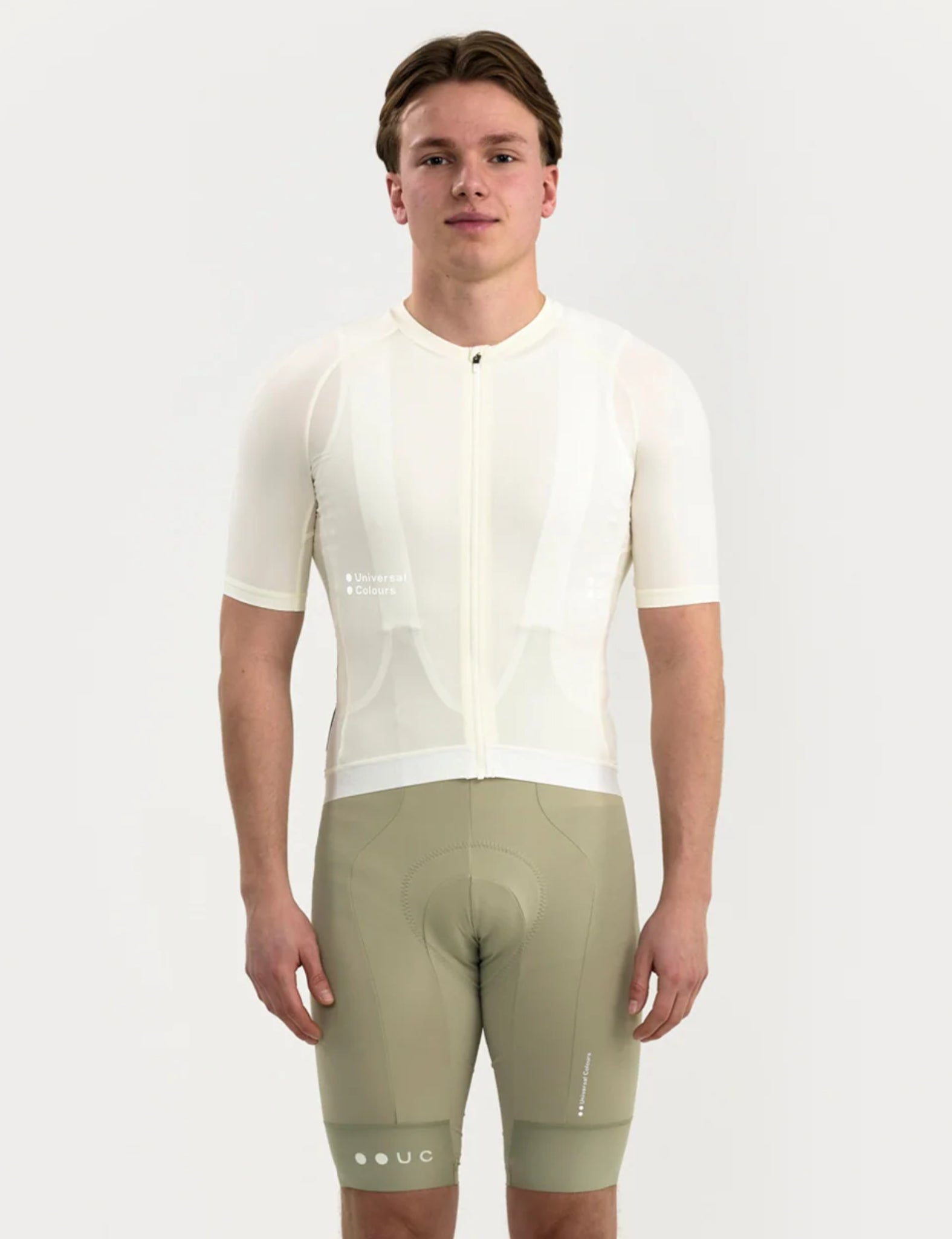 Universal Colours Mono Short Sleeve Jersey - Tampered White