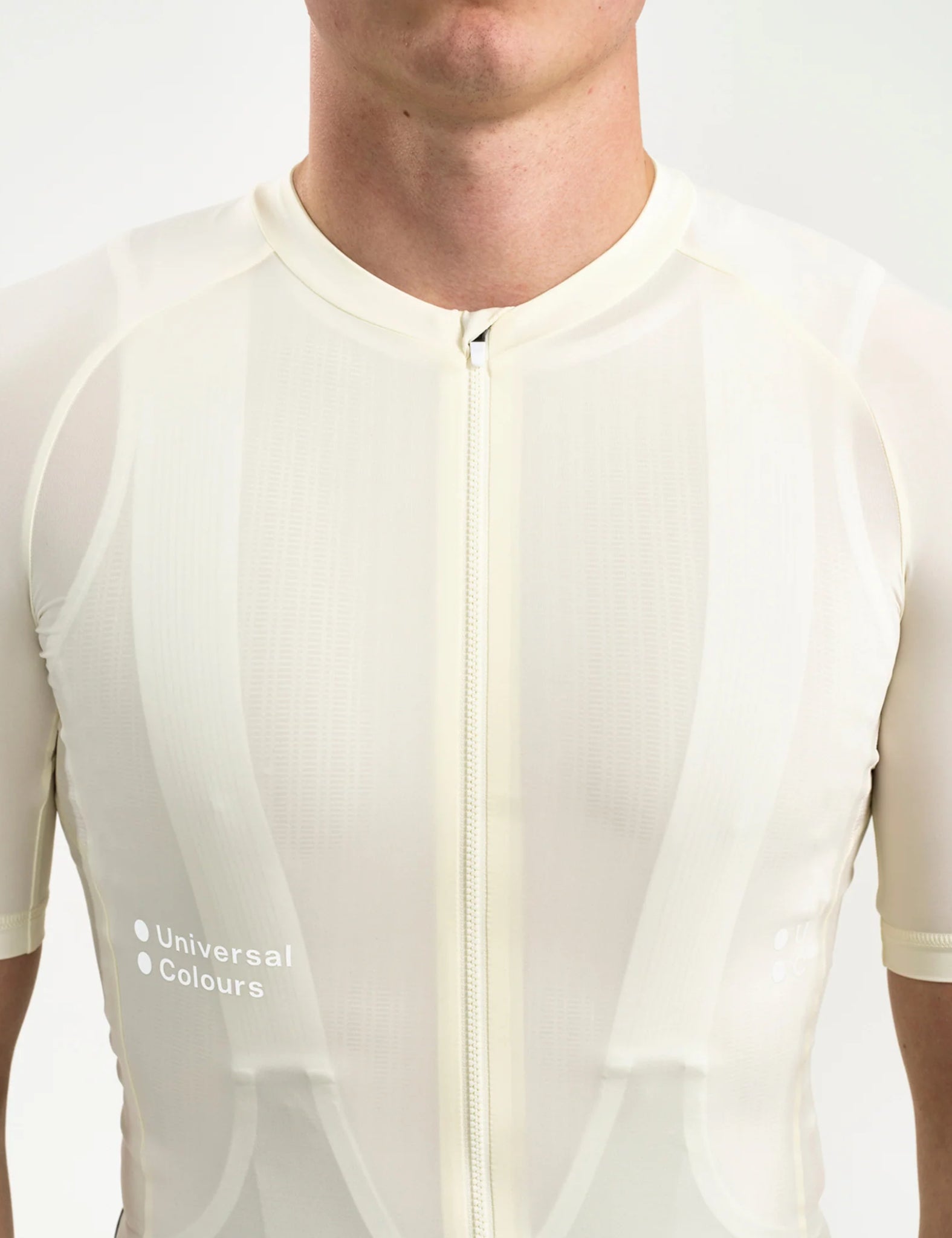 Universal Colours Mono Short Sleeve Jersey - Tampered White