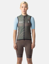 Universal Colours Spectrum Lightweight Unisex Gilet - Iridescent Green/Red