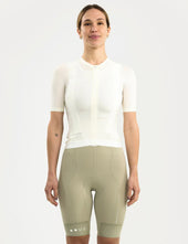 Universal Colours Mono Womens Short Sleeve Jersey - Tampered White