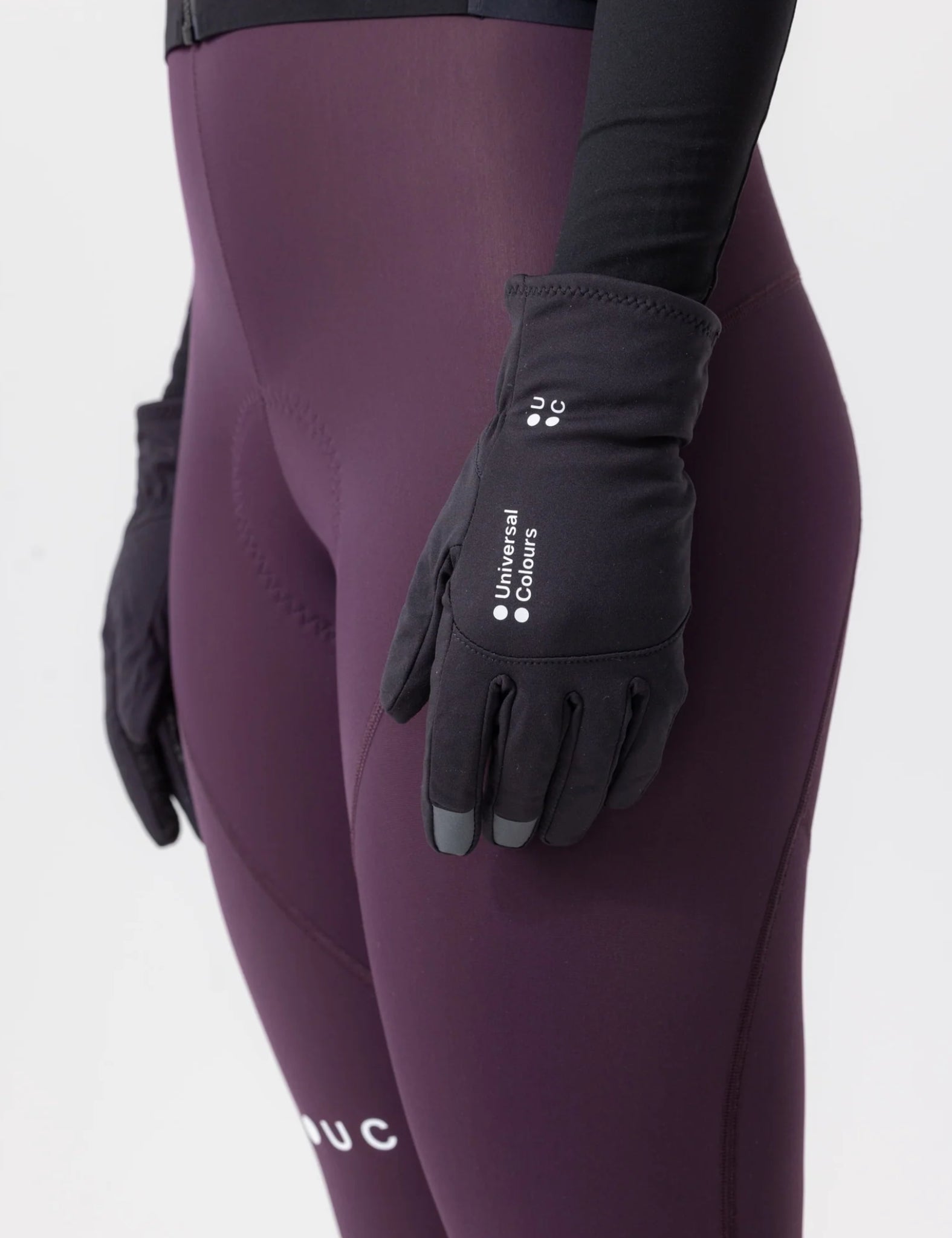 Universal Colours Thermal Gloves - Black