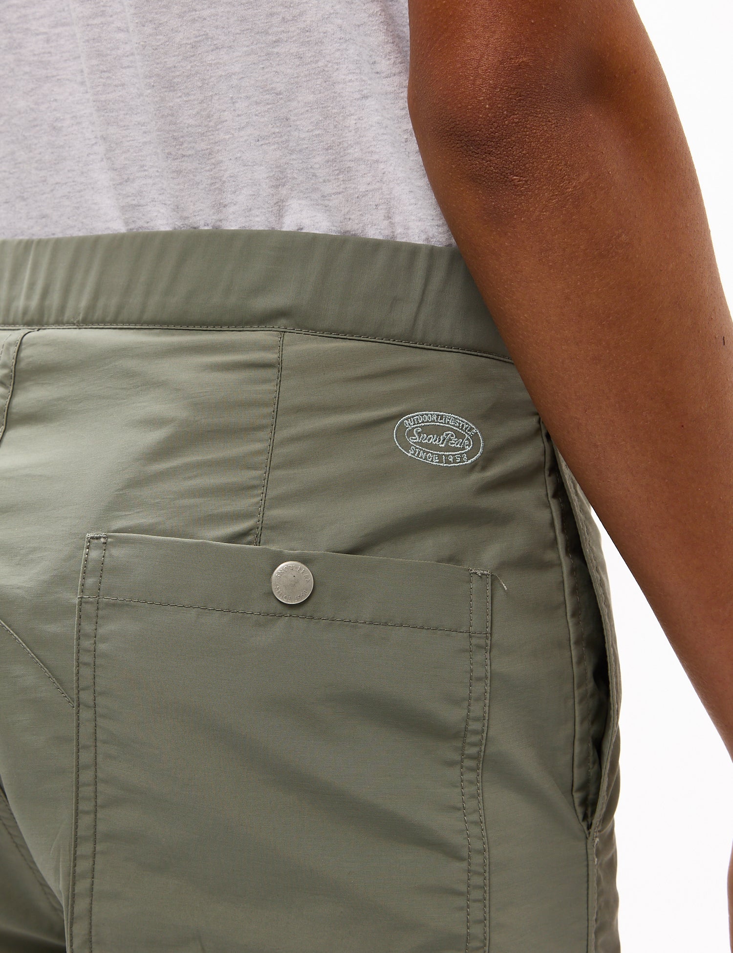 Snow Peak Light Mountain Cloth Shorts - Dark Grey
