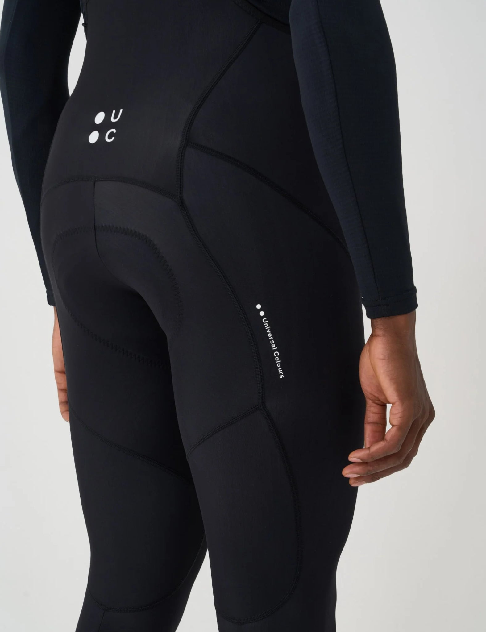 Universal Colours Mono Bib Tights - Black
