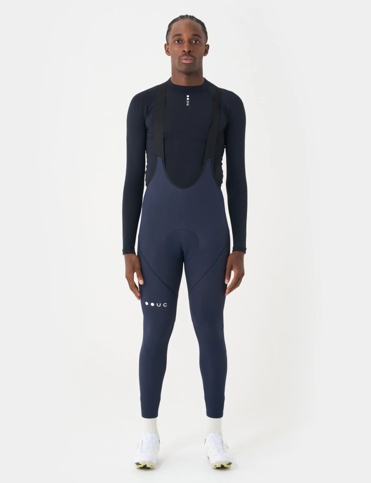Universal Colours Mono Bib Tights - Navy Blue