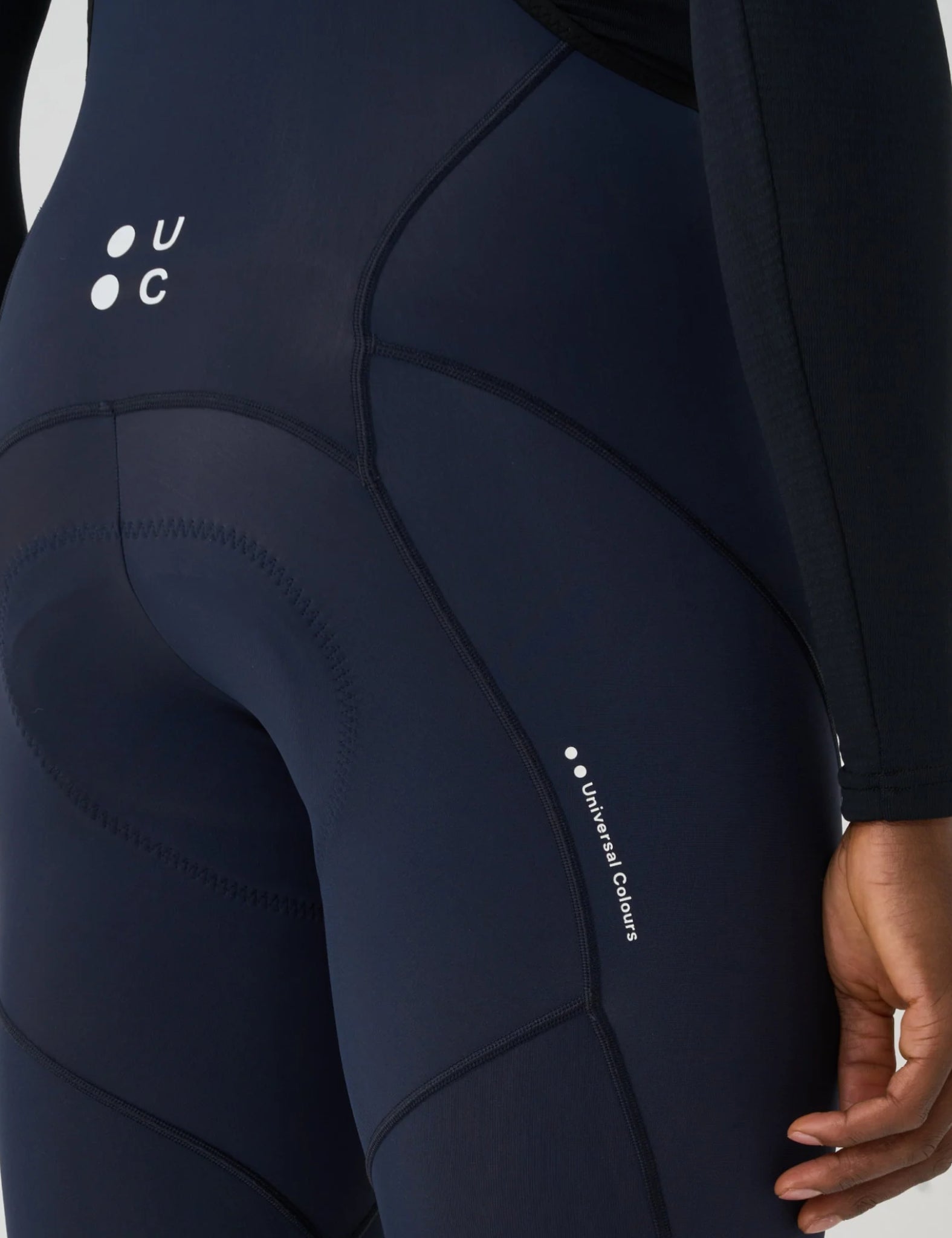 Universal Colours Mono Bib Tights - Navy Blue