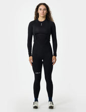 Universal Colours Mono Womens Bib Tights - Black