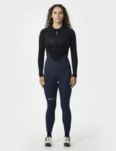 Universal Colours Mono Womens Bib Tights - Navy Blue