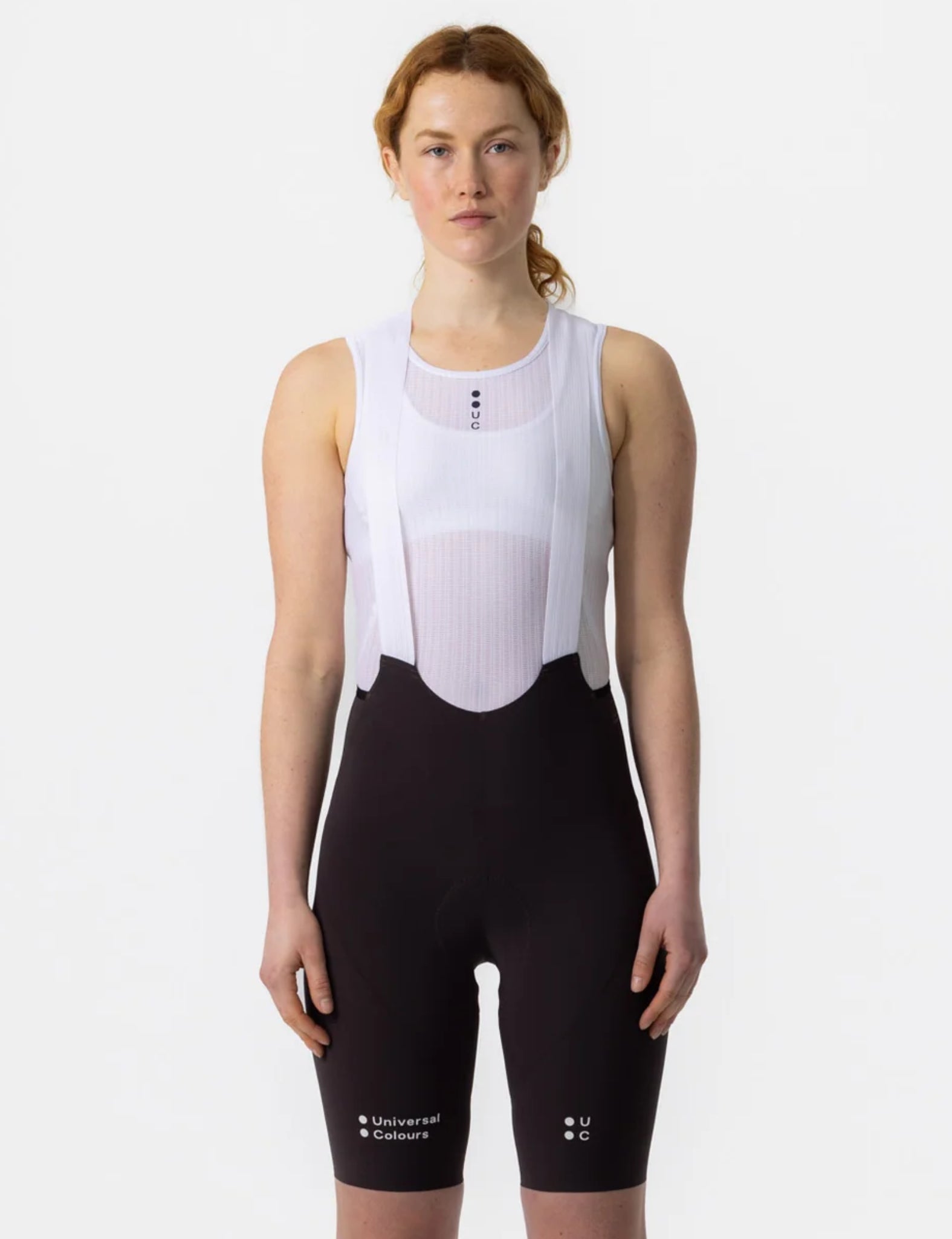 Universal Colours Chroma Womens Bib Short - Heavy Dark Brown