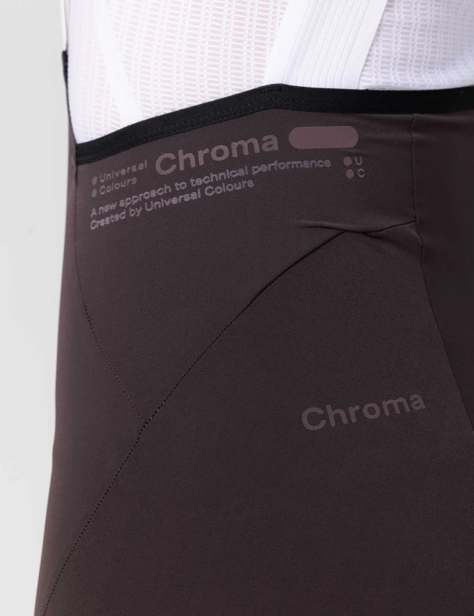 Universal Colours Chroma Womens Bib Short - Heavy Dark Brown