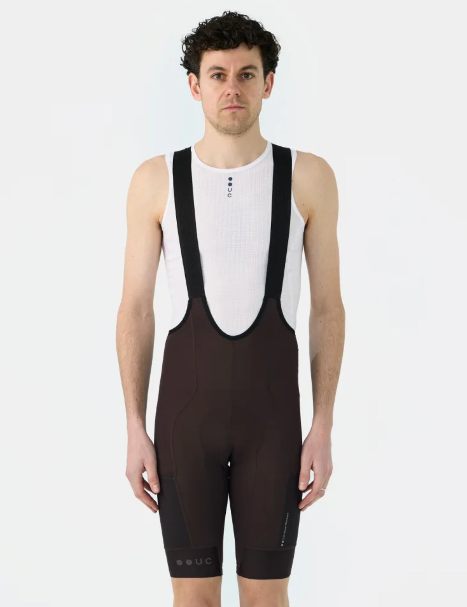 Universal Colours Mono Cargo Bib Shorts - Heavy Bark Brown