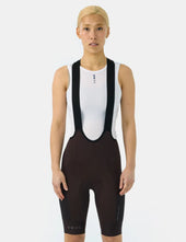 Universal Colours Mono Cargo Womens Bib Short - Heavy Bark Brown