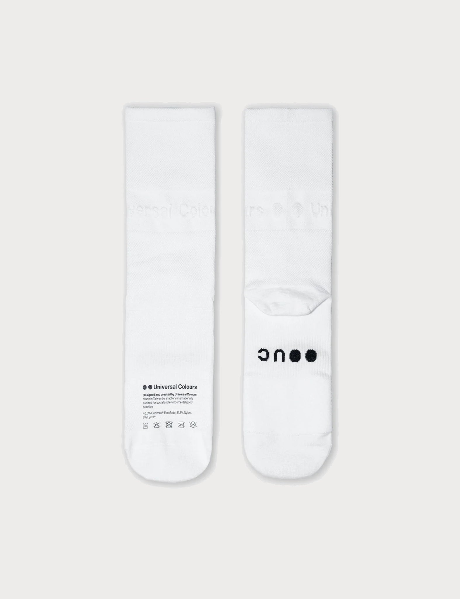 Universal Colours Lightweight Summer Socks - White