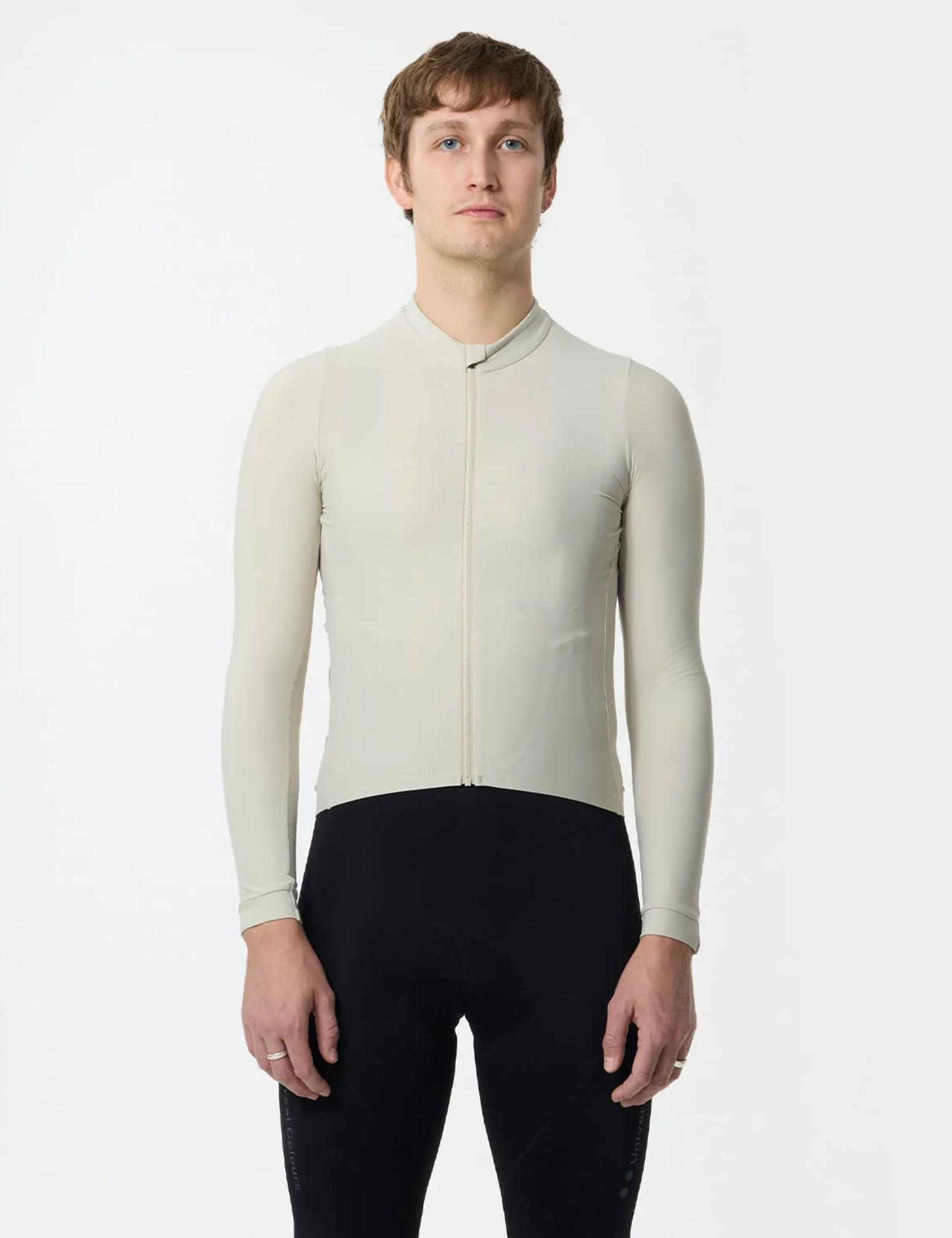Universal Colours Mono Long Sleeve Jersey - Stone White