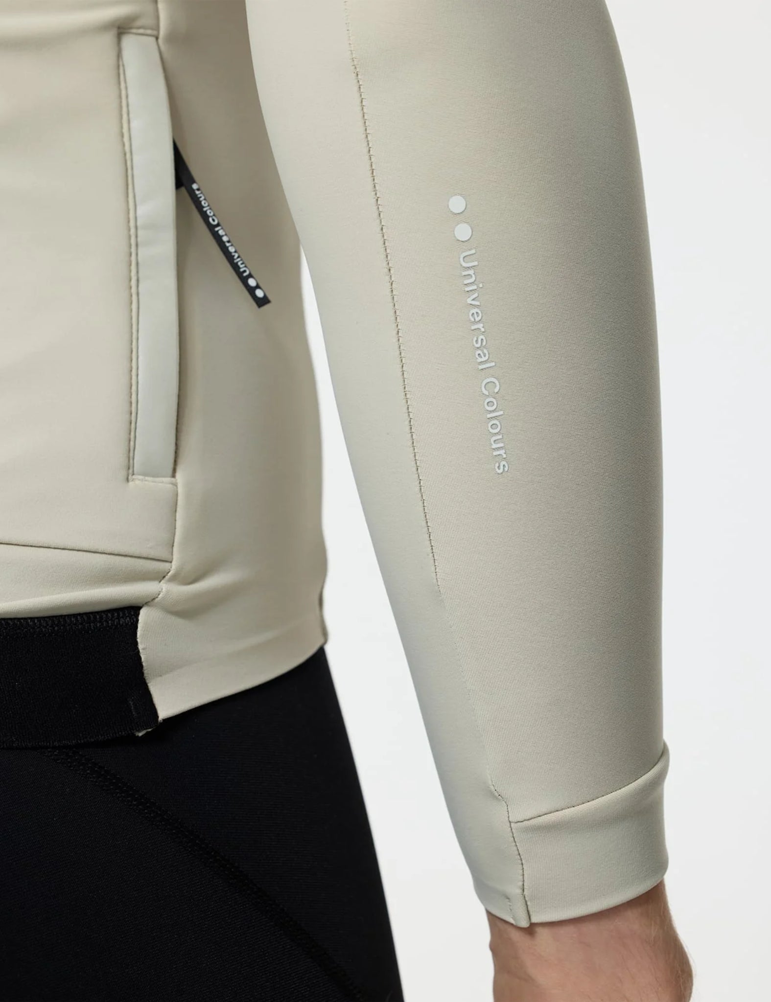Universal Colours Mono Long Sleeve Jersey - Stone White