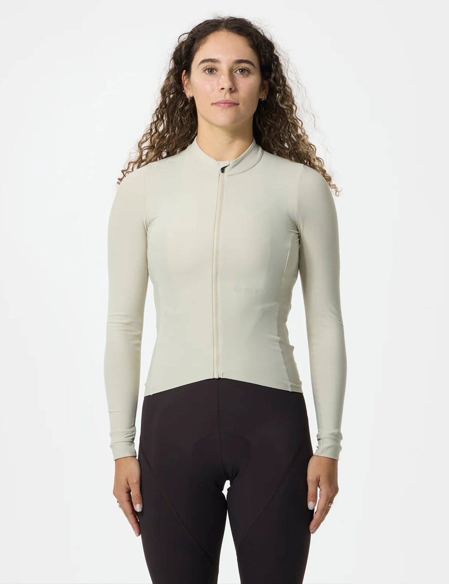 Universal Colours Mono Womens Long Sleeve Jersey - Stone White