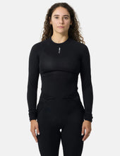 Universal Colours Women's Thermal Long Sleeve Base Layer - Black