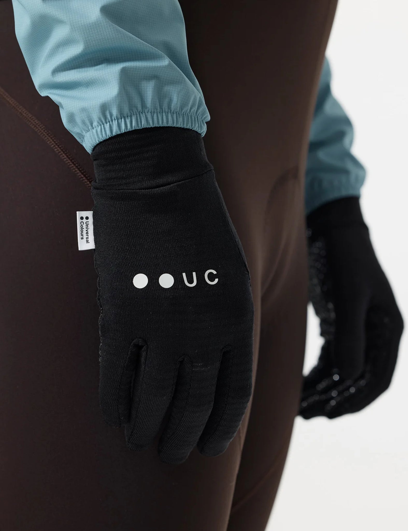 Universal Colours Polartech Lightweight Gloves - Black