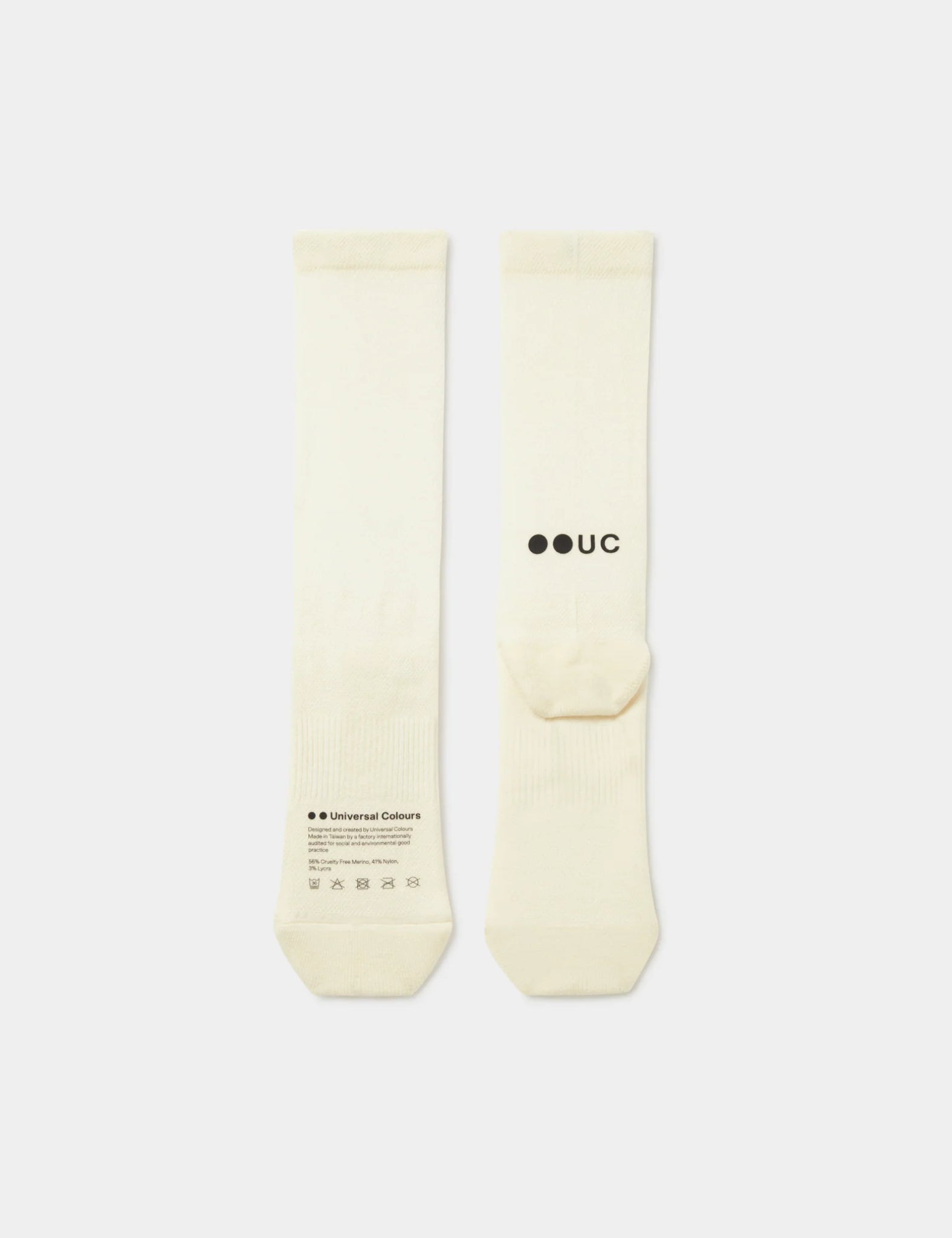 Universal Colours Winter Socks - Off White