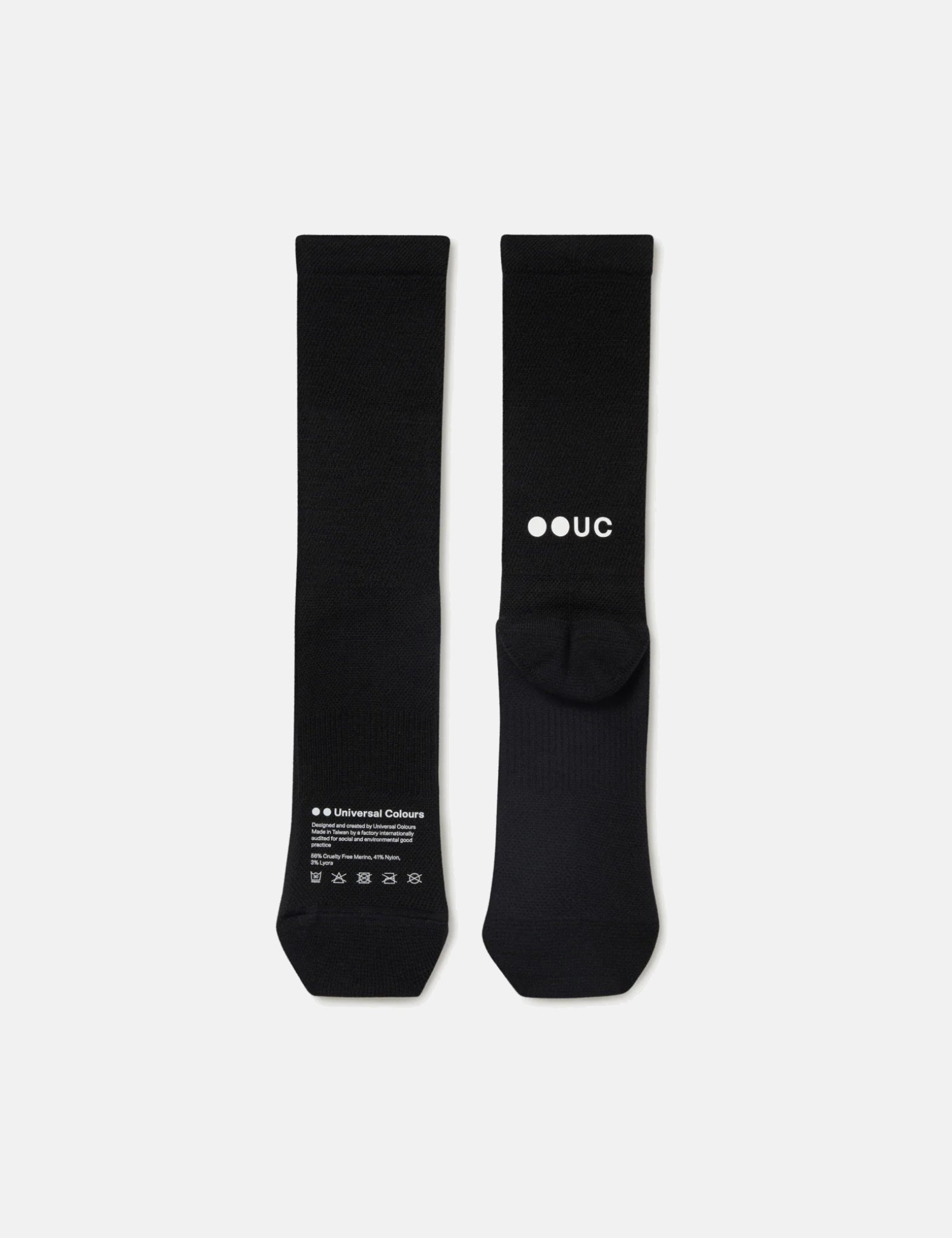 Universal Colours Winter Socks - Black