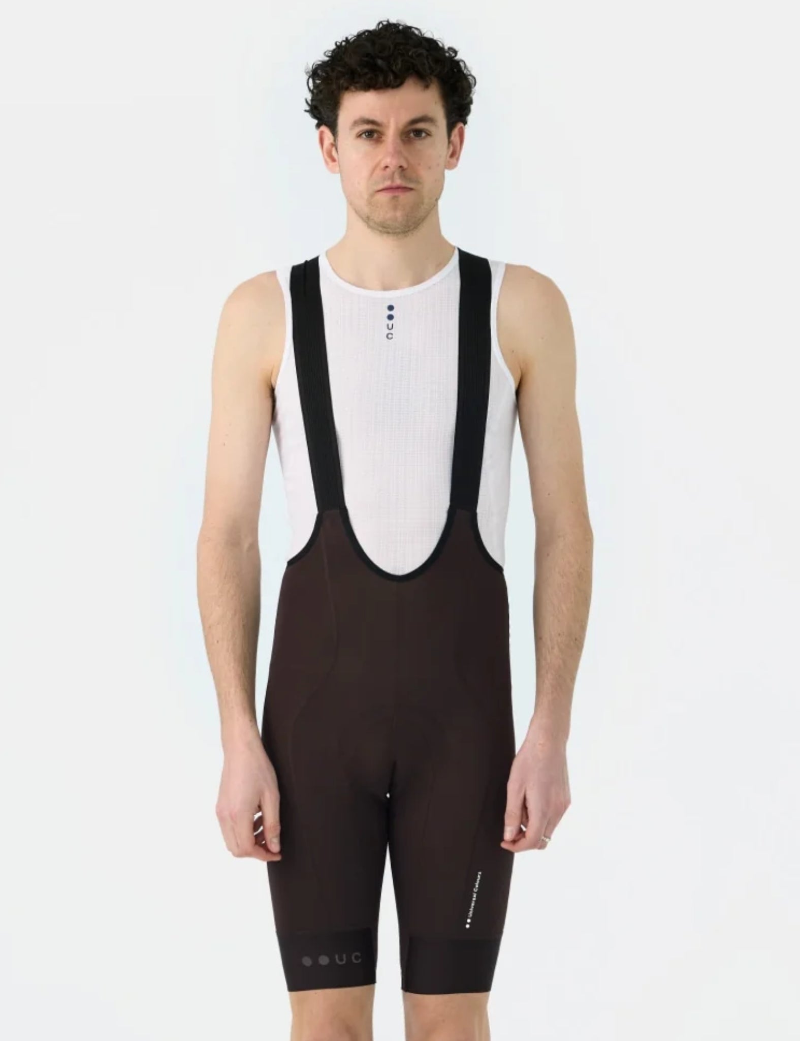 Universal Colours Mono Bib Shorts 2.0 - Heavy Bark Brown