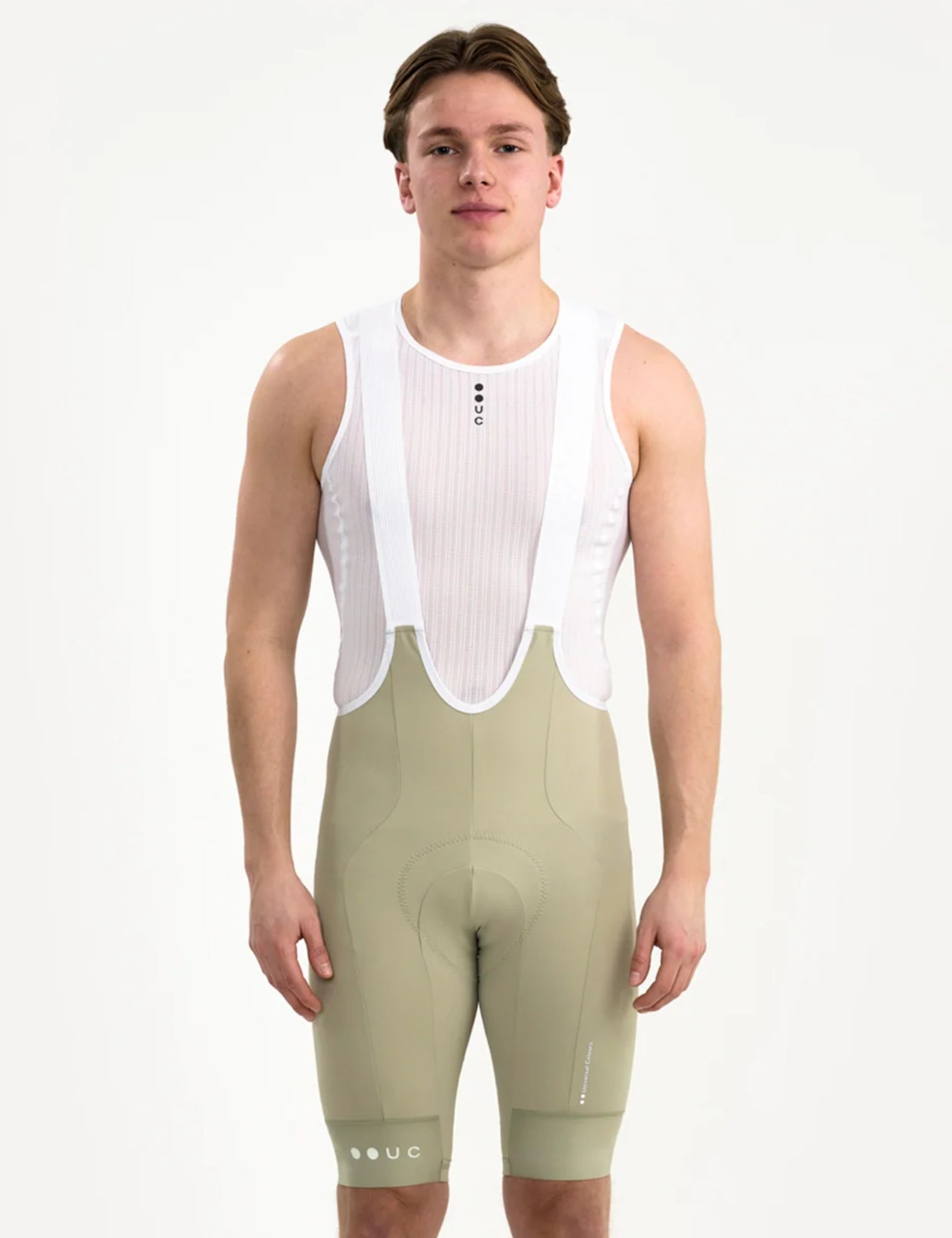 Universal Colours Mono Bib Shorts 2.0 - Green Tea
