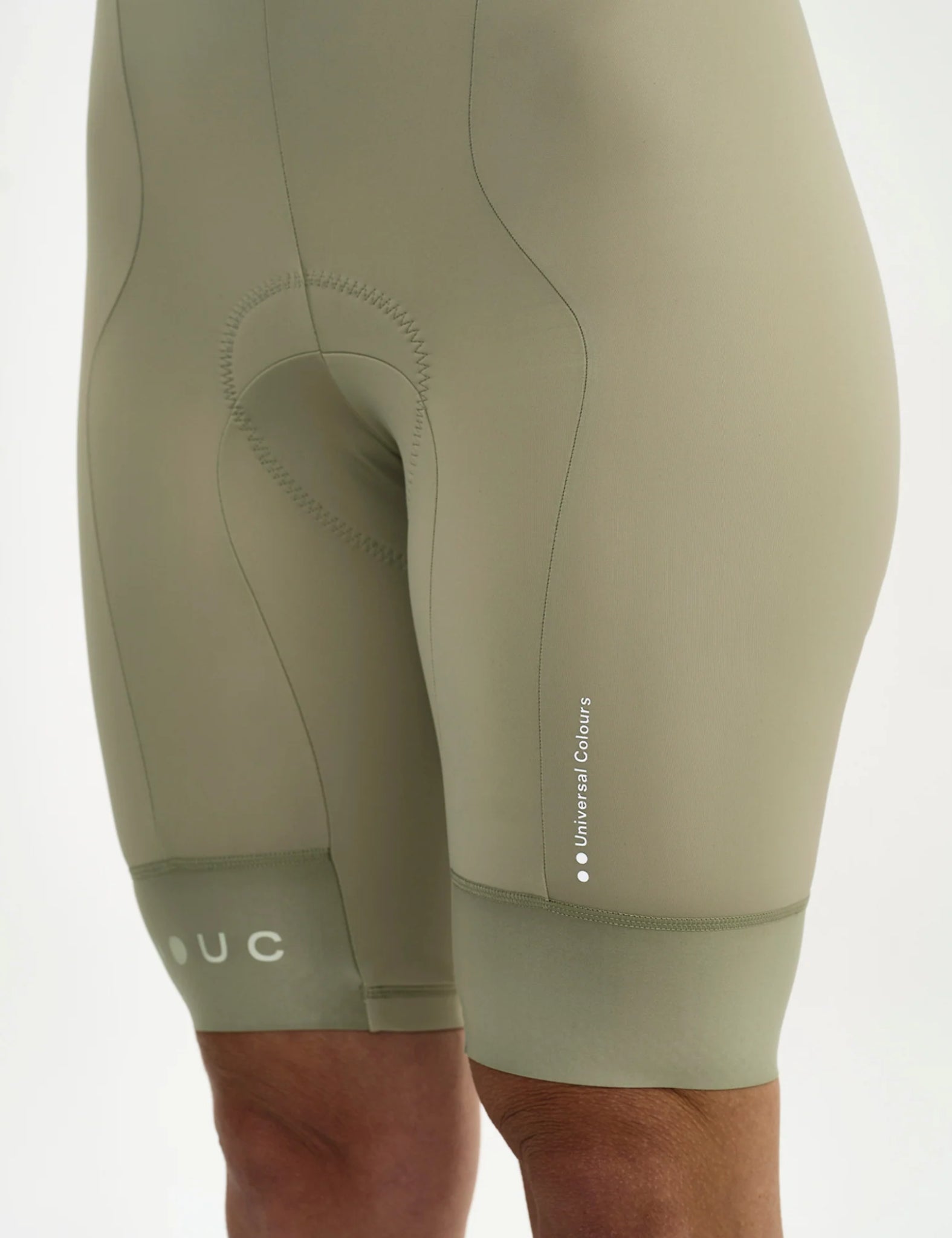 Universal Colours Mono Womens Bib Shorts 2.0 - Green Tea