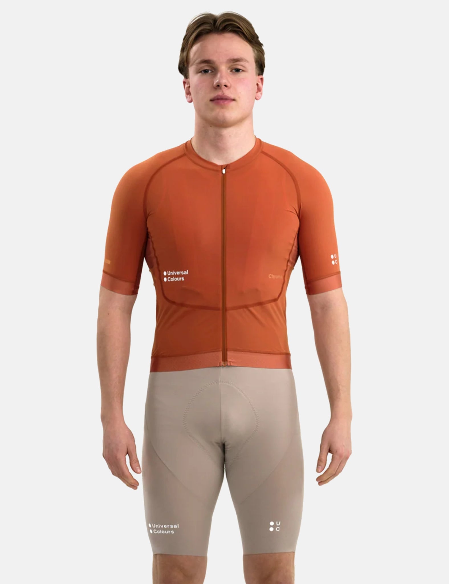 Universal Colours Chroma Short Sleeve Jersey - Cyprus Copper