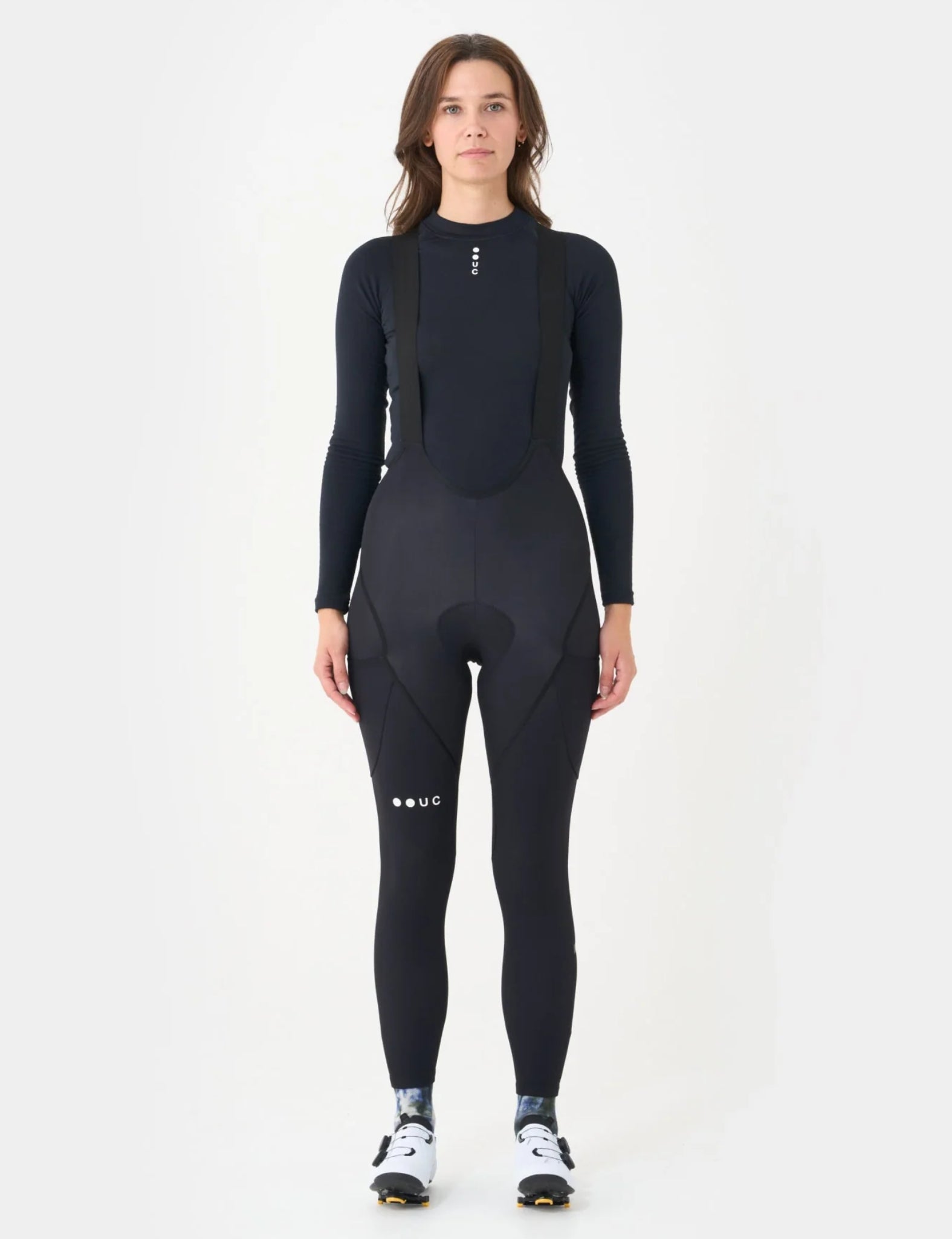 Universal Colours Mono Cargo Womens Bib Tights - Black