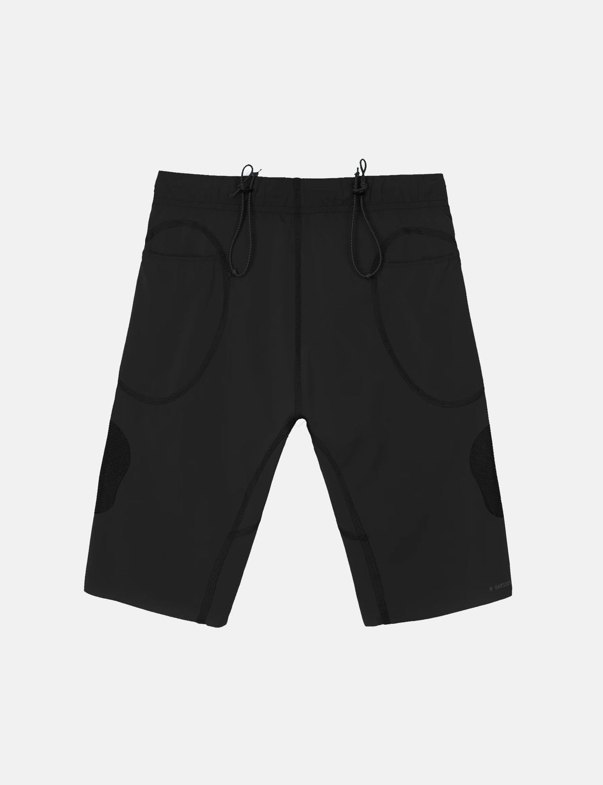 Satisfy TechSilk Drift Cordura 9 Half Tights - Black