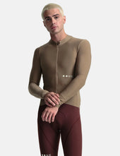 Universal Colours Mono Long Sleeve Jersey - Walnut Brown