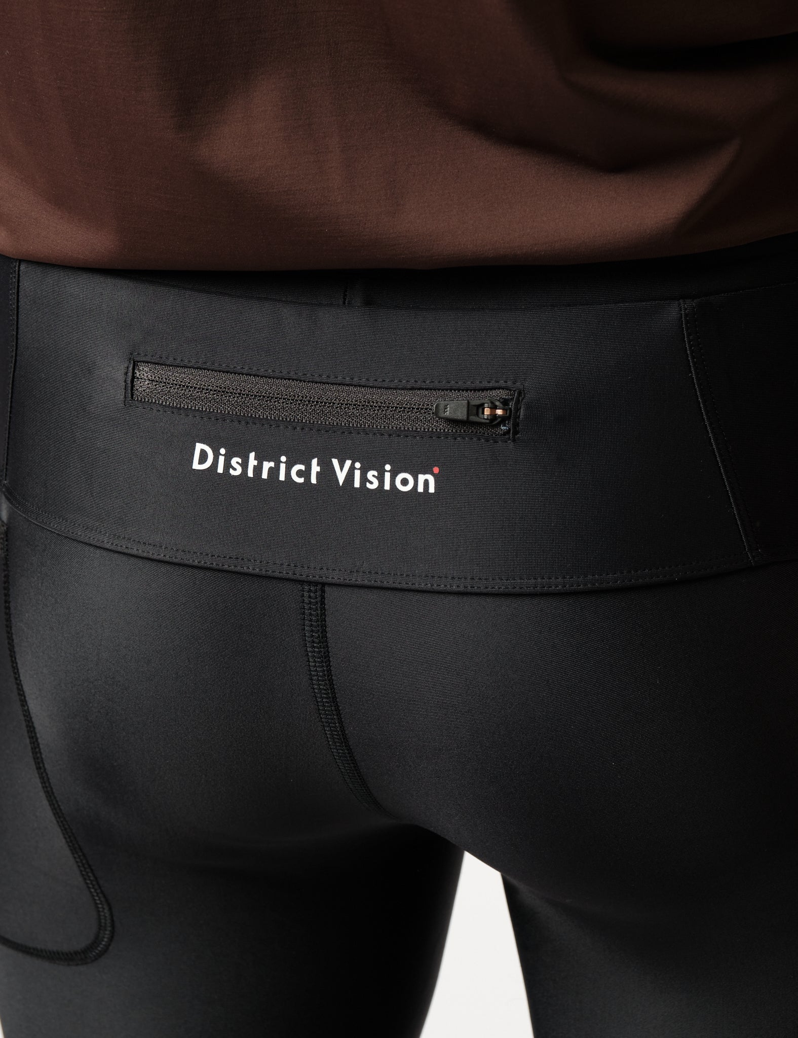 District Vision 9in Recycled Half Tights - Black