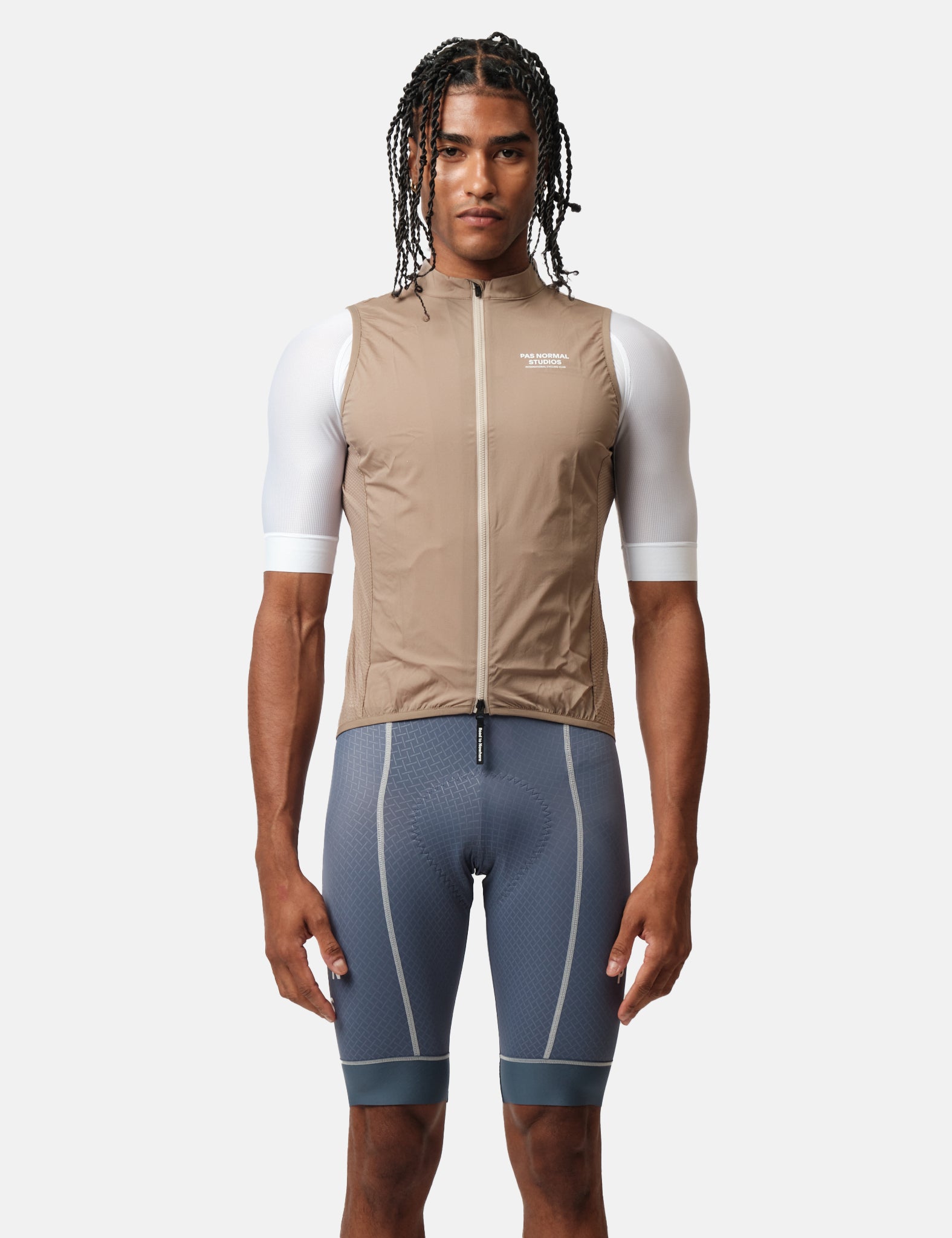 Pas Normal Studios Mechanism Stow Away Gilet - Beige