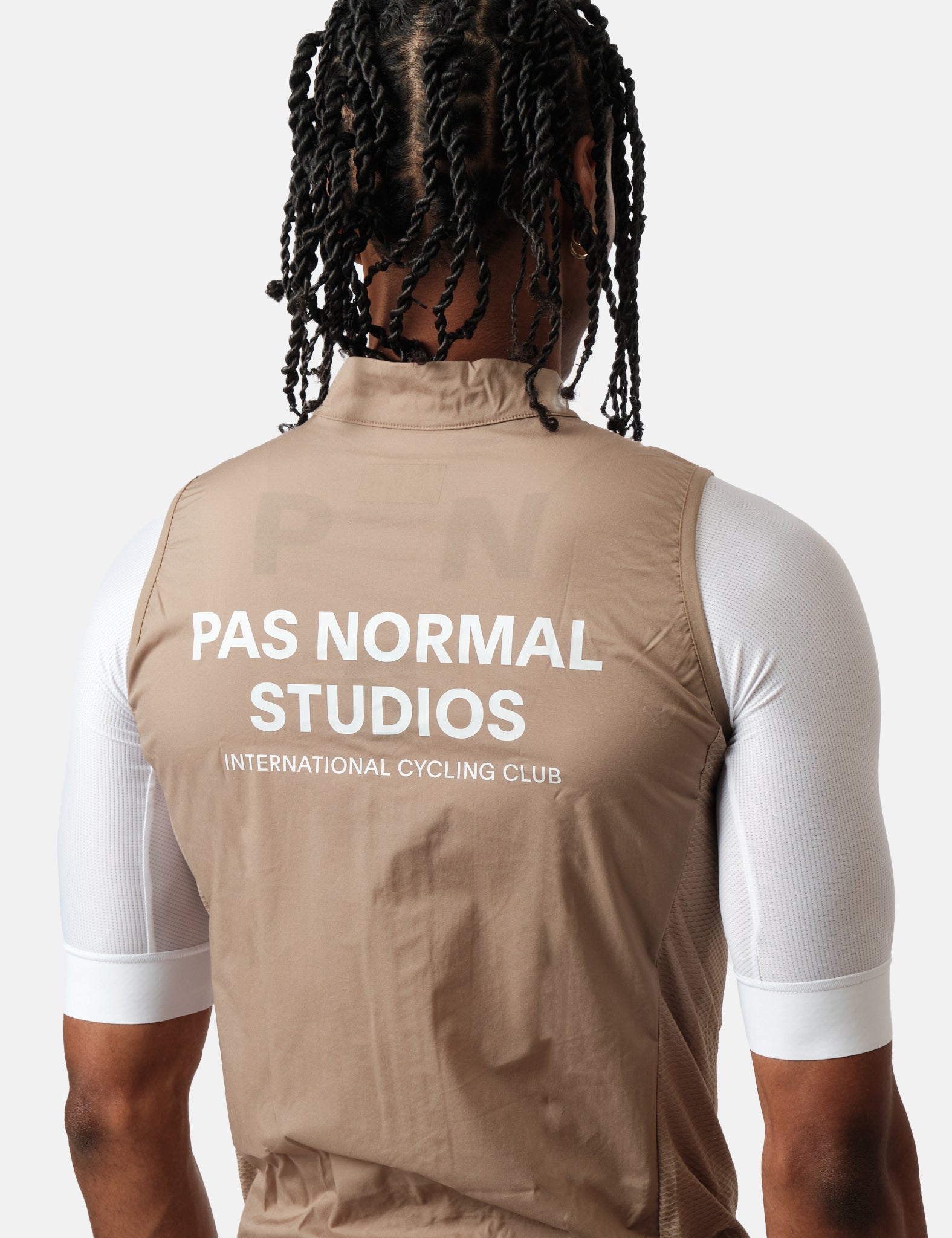 Pas Normal Studios Mechanism Stow Away Gilet - Beige
