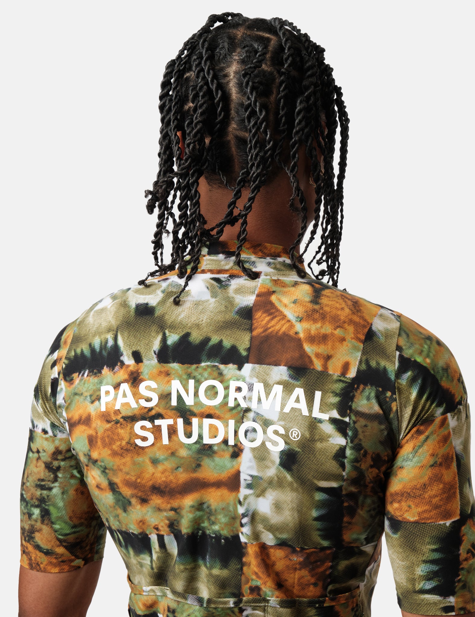 Pas Normal Studios Essential Jersey - Kaleidoscope Green Multi
