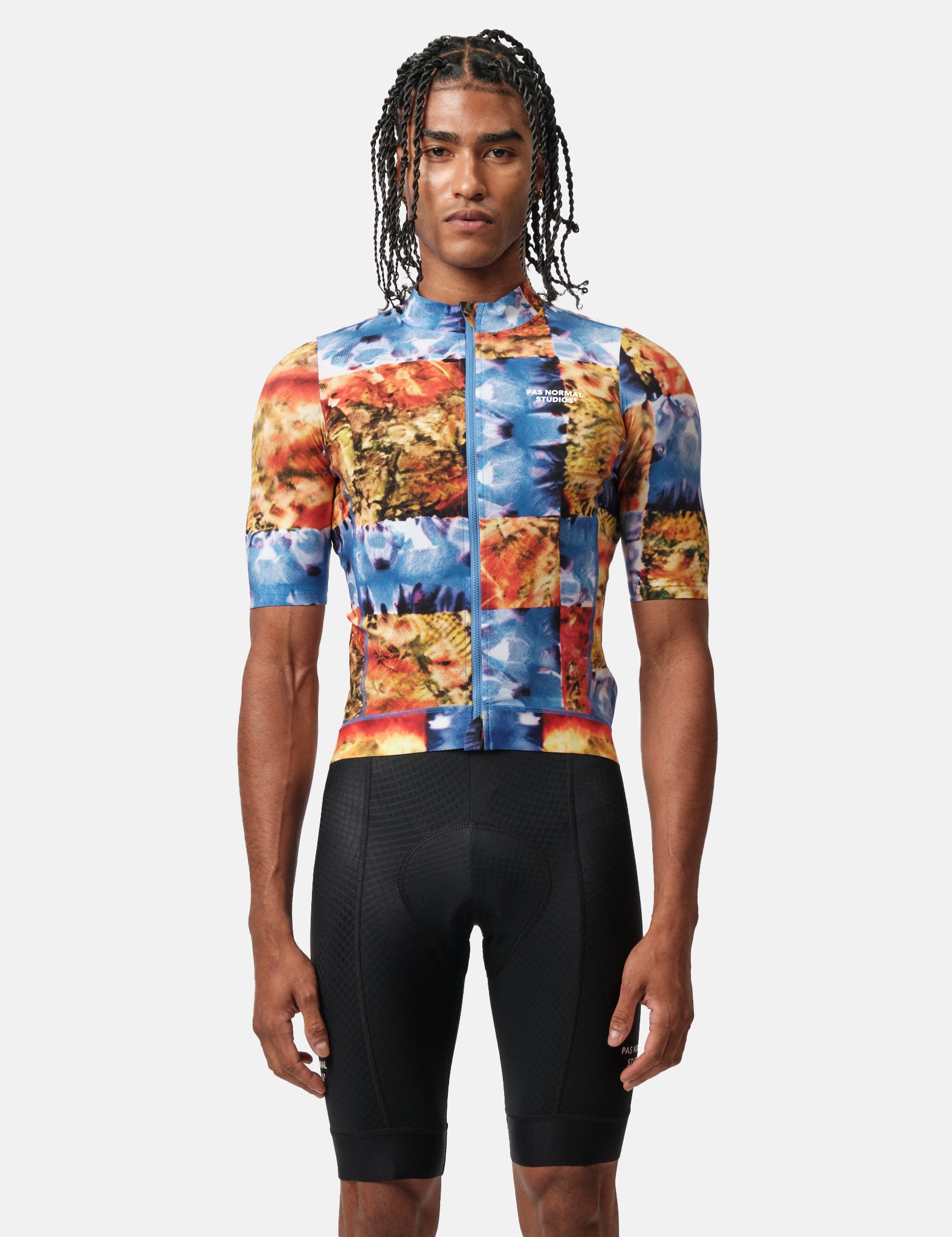 Pas Normal Studios Essential Jersey - Kaleidoscope Blue Multi
