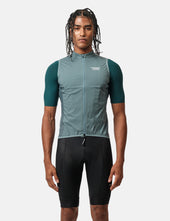 Pas Normal Studios Mechanism Stow Away Gilet - Grey Teal