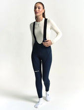 Universal Colours Women's Mono Bib Tights - Eclipse Navy Blue