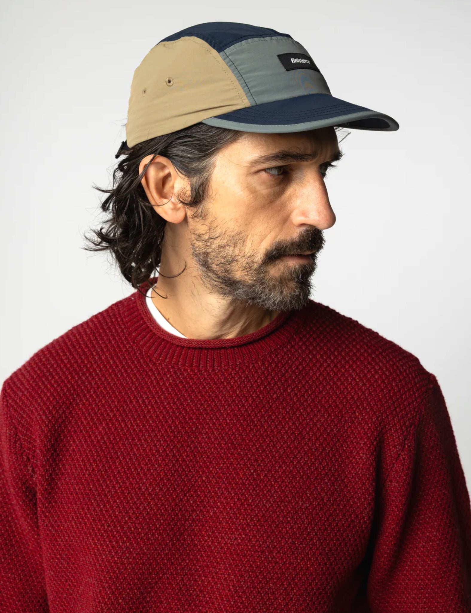 Finisterre Apex Soft-Peak 5-Panel Cap - Navy/Thorn/Deep Sea