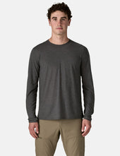 Patagonia Capilene Cool Trail Long Sleeve Shirt - Ink Black