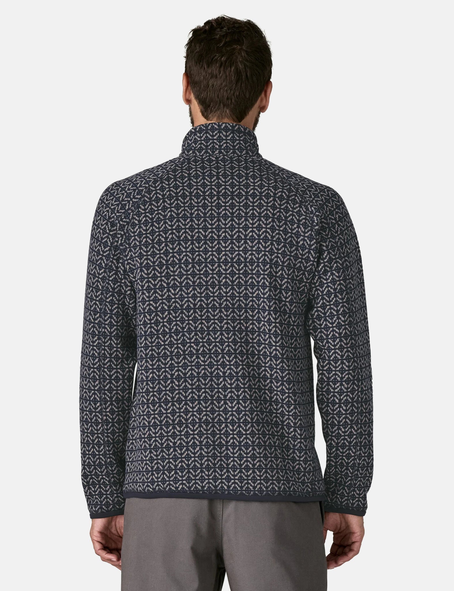 Patagonia Better Sweater 1/4 Zip Fleece (Scales) - Sunken Blue