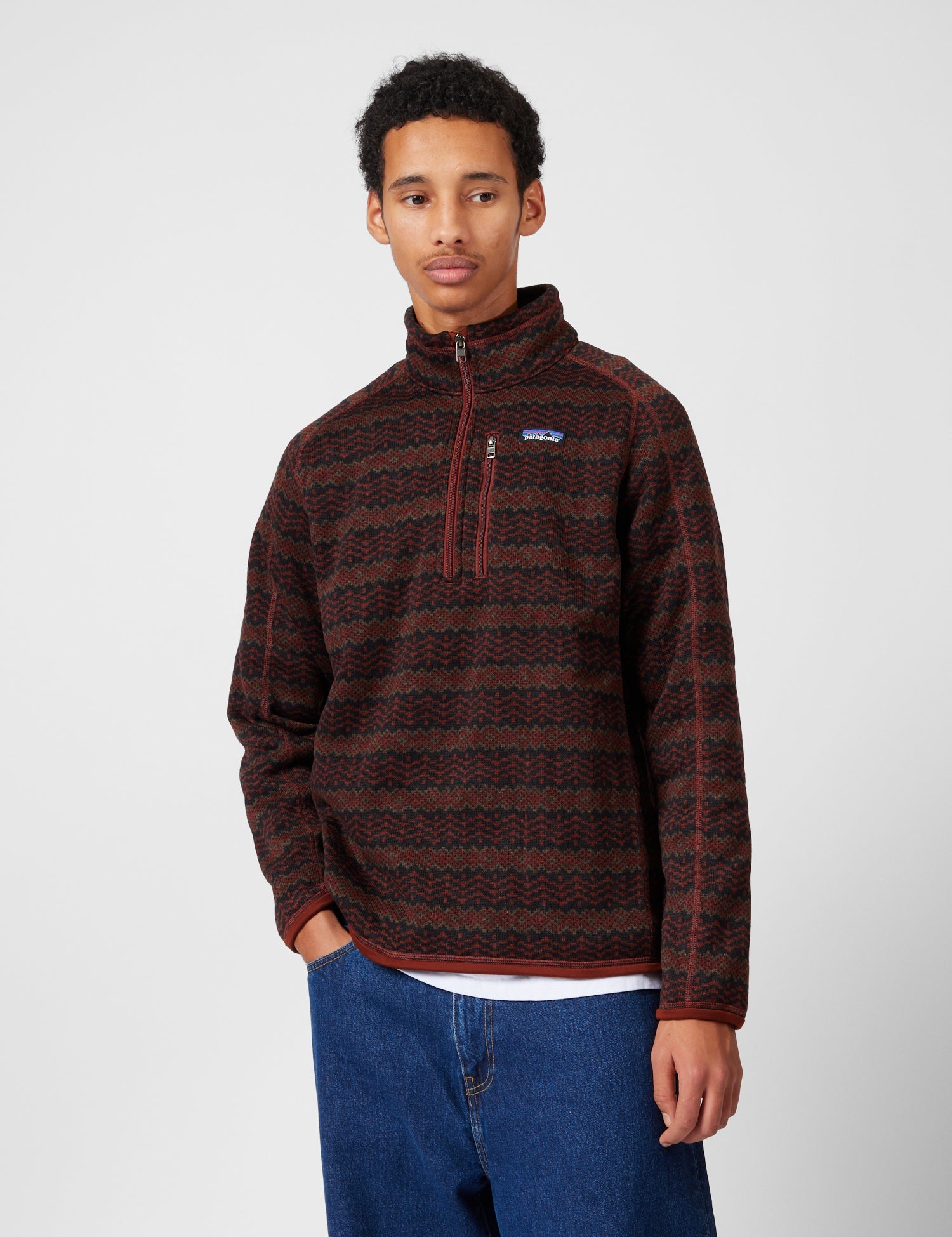 Patagonia Better Sweater 1/4 Zip Fleece (Woven Together) - Dried Vanilla
