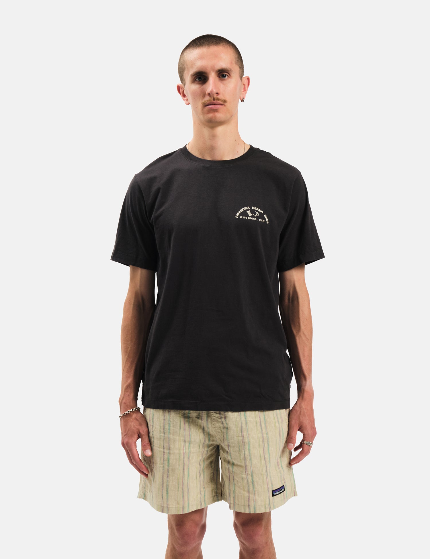 Patagonia Repair Shop T-Shirt - Ink Black