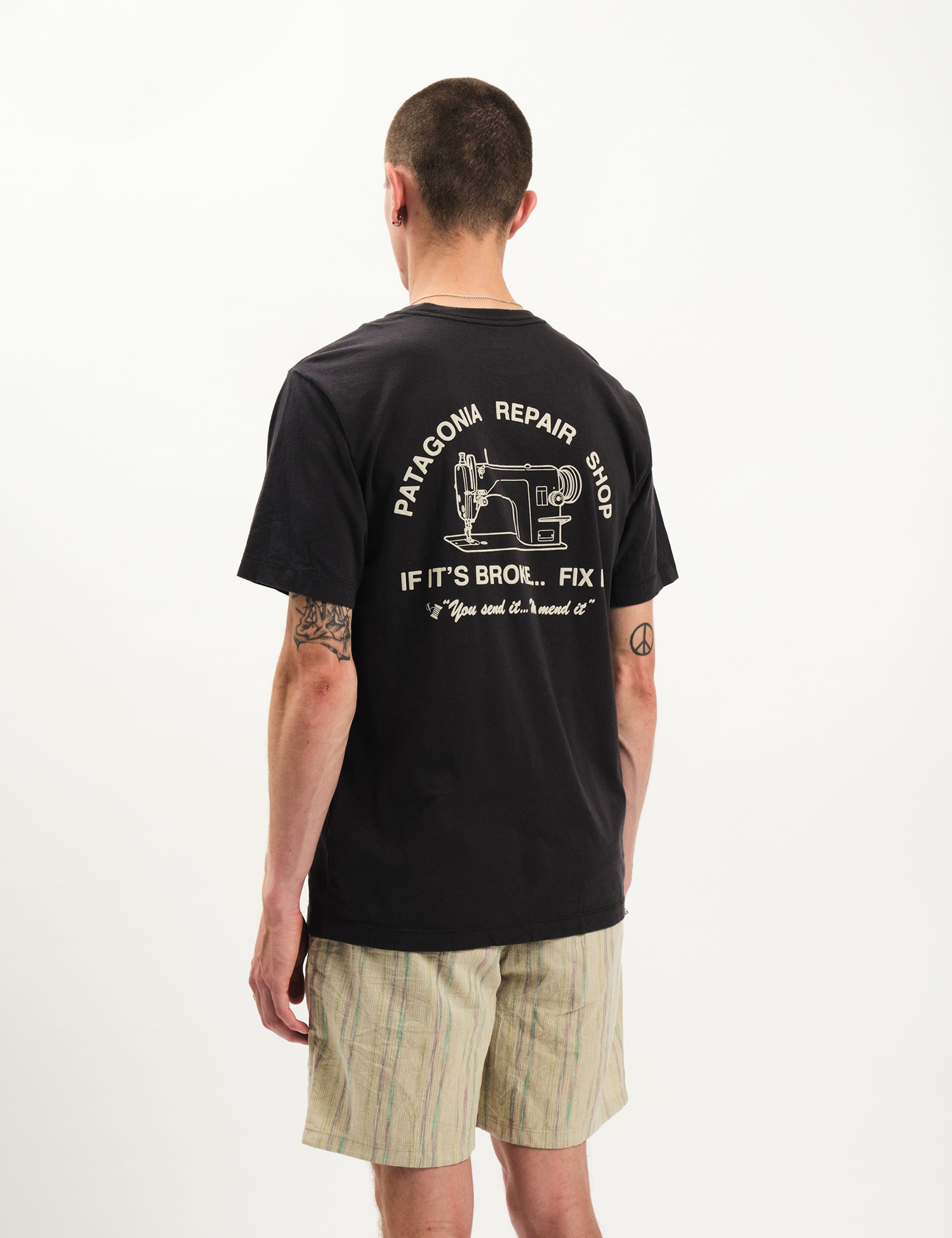 Patagonia Repair Shop T-Shirt - Ink Black