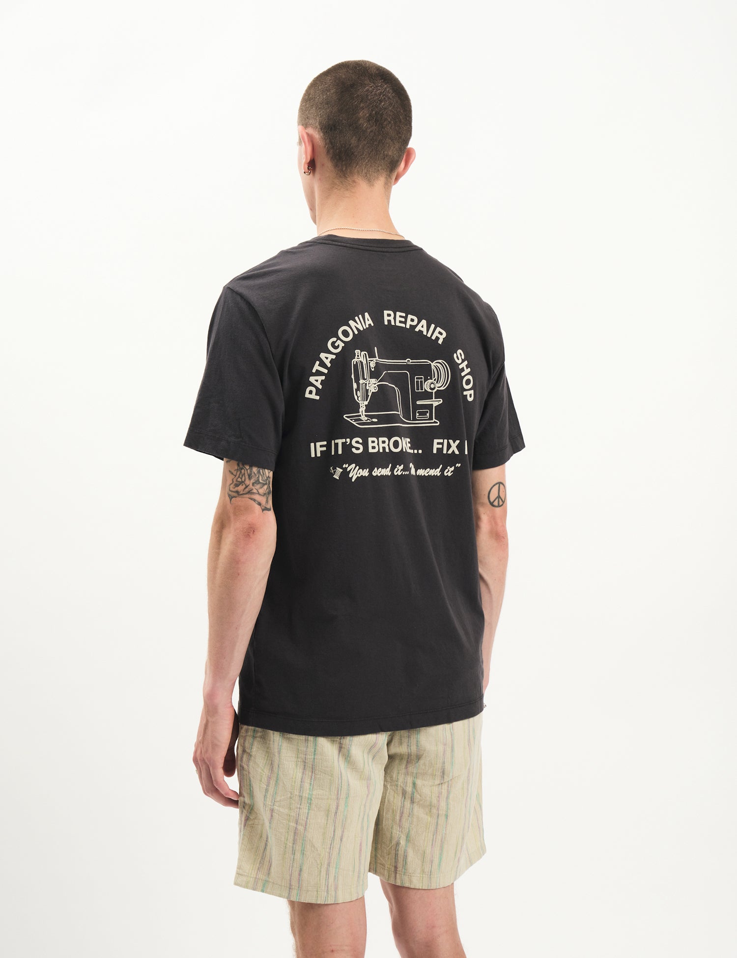 Patagonia Repair Shop T-Shirt - Ink Black