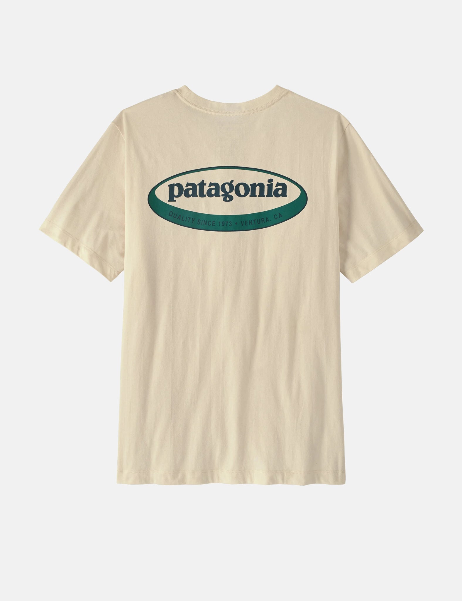 Patagonia '95 Oval Logo T-Shirt - Undyed Natural